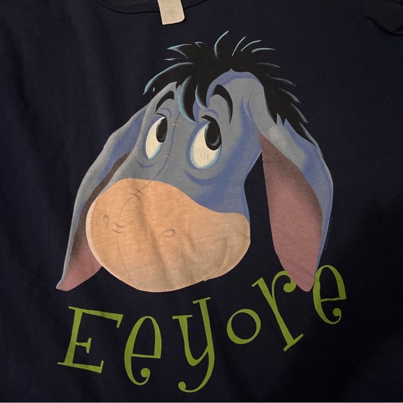 Vintage 90s Y2K Disney Winnie the Pooh Eeyore 4XL Adult Tee - Picture 4 of 6